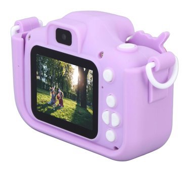 Fockety Full HD Kopmakt Çocuk Dijital Fotoğraf Makinesi Mor