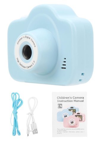 Jectse Mini Full HD Kompakt Çocuk Dijital Fotoğraf Makinesi Mavi