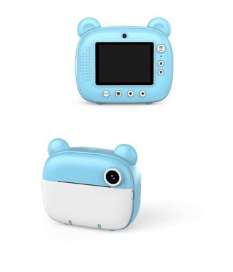 Pazariz Şipşak Mini Full HD Kopmakt Çocuk Dijital Fotoğraf Makinesi Mavi