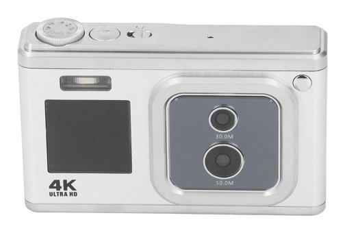 Amonıda 4K Kopmakt Dijital Fotoğraf Makinesi Gümüş