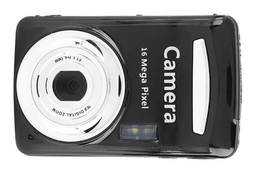 Ashata Mini Full HD 16 MP Kompakt Dijital Fotoğraf Makinesi Siyah