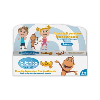 Bbrite Kukuli Florürsüz 2-6 Yaş Çocuk Diş Macunu 35 ml