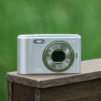 Tuomeng 44 MP Full HD Kompakt Dijital Fotoğraf Makinesi Gümüş