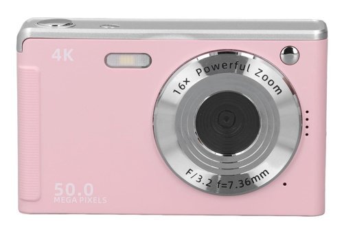 Jectse Mini 4K Kompakt Çocuk Dijital Fotoğraf Makinesi Siyah