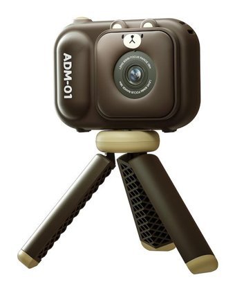 Tuomeng Full HD Kopmakt Çocuk Dijital Fotoğraf Makinesi Kahverengi