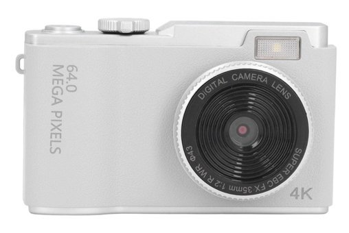 Topiky Full HD 48 MP Kompakt Dijital Fotoğraf Makinesi Beyaz