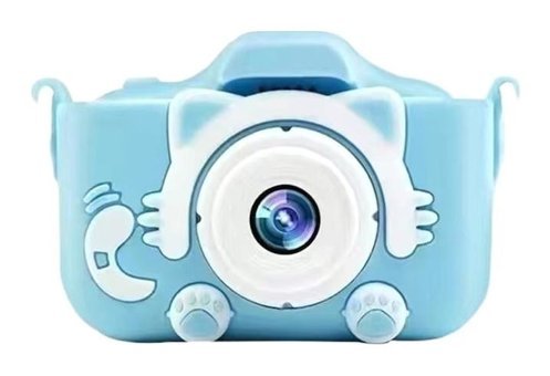 Boutiques Kedi Full HD Kopmakt Dijital Fotoğraf Makinesi Mavi