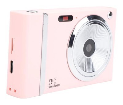 Goshyda Full HD 48 MP Kompakt Dijital Fotoğraf Makinesi Pembe