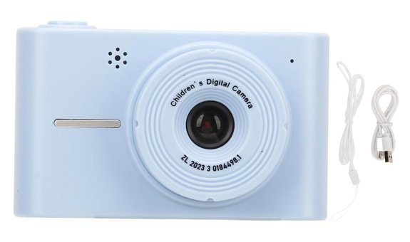Cryfokt Full HD Kopmakt Çocuk Dijital Fotoğraf Makinesi Mavi