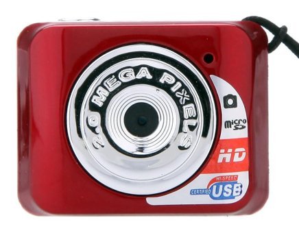 Vrupin Full HD Kopmakt Dijital Fotoğraf Makinesi Kırmızı