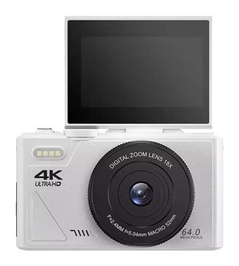 Tuomeng Full HD 10 MP Kompakt Dijital Fotoğraf Makinesi Gümüş