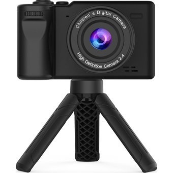 Vkemall Mini Full HD 12 MP Kompakt Çocuk Dijital Fotoğraf Makinesi Siyah