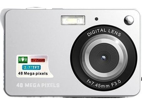 Boutiques Full HD Kopmakt Dijital Fotoğraf Makinesi Gümüş-Siyah