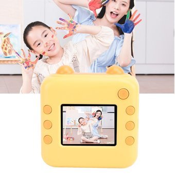 Bewinner Mini Full HD 48 MP Kompakt Çocuk Dijital Fotoğraf Makinesi Sarı