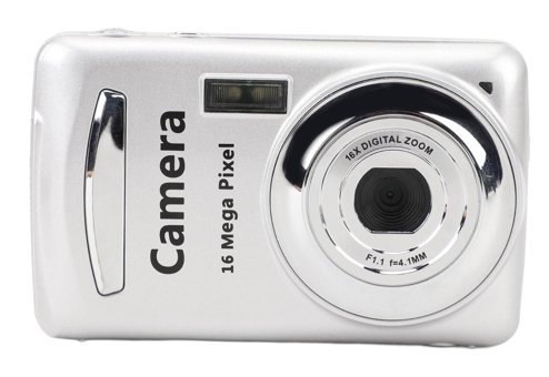 Dpofirs Full HD Kompakt Dijital Fotoğraf Makinesi Gümüş