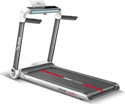 Voit Super Fit Motorlu Katlanabilir Koşu Bandı Antrasit - Beyaz