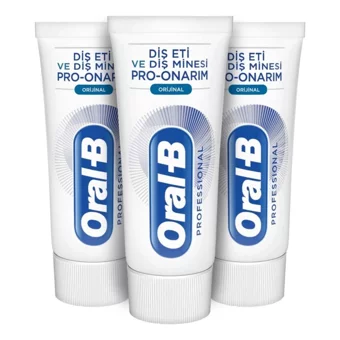Oral-B Professional Naneli Florürlü Diş Macunu 3x50 ml