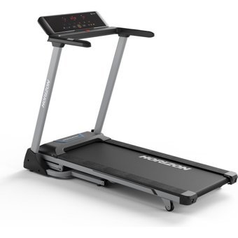 Horizon Fitness T-R01 25 Programlı 110 kg Kapasiteli Motorlu Katlanabilir Koşu Bandı Siyah