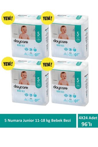 Daycare 5 Numara Göbek Oyuntulu Göbek Oyuntulu Bantlı Bebek Bezi 96'lı