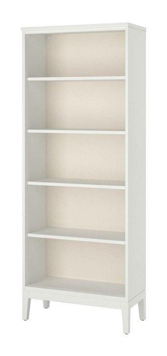 IKEA Modern 5 Bölmeli 5 Raflı Beyaz Kitaplık