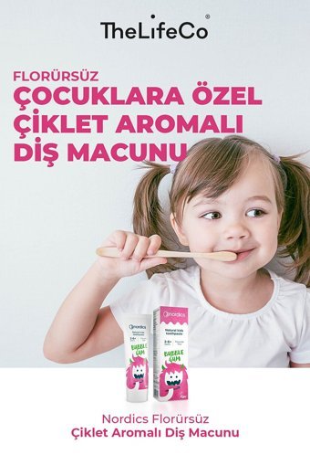 Nordic Naturals Sakızlı Organik Florürsüz Diş Macunu 50 ml