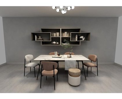 Musvenus Mobilya Karo 6 Bölmeli 6 Raflı Suntalam 40x32 cm Antrasit Kitaplık