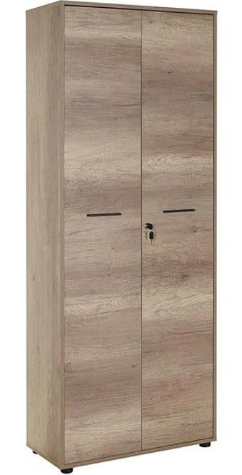 Adore Mobilya Newyork 5 Bölmeli 5 Raflı Ahşap 76x110x34 cm Kahverengi-Tori Kitaplık