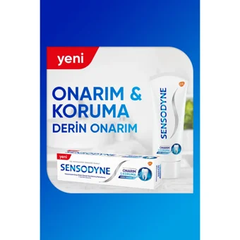 Sensodyne Onarım Ve Koruma Naneli Florürlü Diş Macunu 2x75 ml
