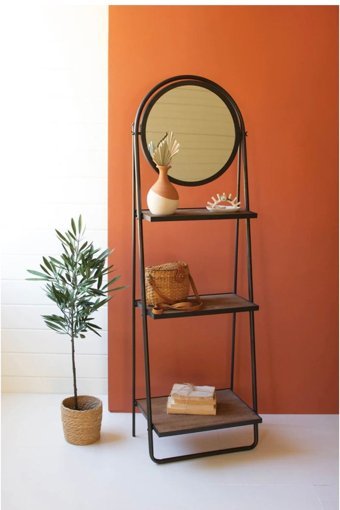 Larissa Design Sera 3 Bölmeli 3 Raflı Suntalam 180x70x30 cm Siyah Kitaplık