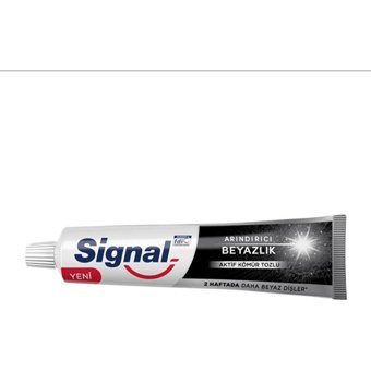 Signal Arındırıcı Beyazlık Aktif Kömür Tozlu Florürlü Diş Macunu 75 ml