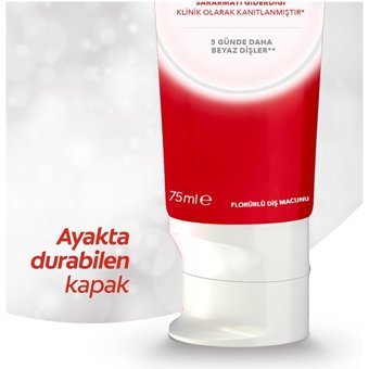 Colgate Optic White Kömürlü Organik Florürlü Diş Macunu 2x75 ml