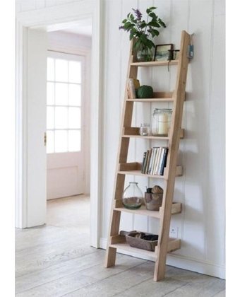 Aden Home Selvi 6 Bölmeli 6 Raflı Ahşap 170x50 cm Çam Kitaplık
