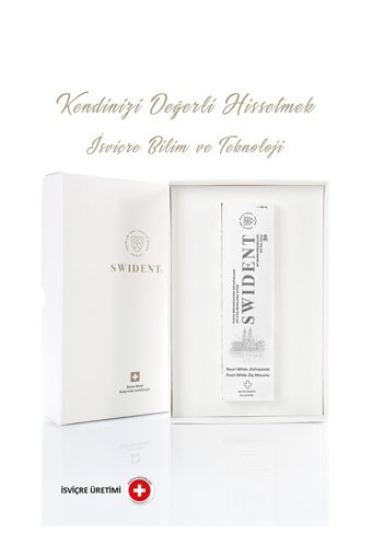Swident Pearl White Florürsüz Diş Macunu 100 ml