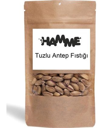 Hamme Tuzlu Kabuklu Kavrulmuş Taze Tane Antep Fıstığı 500 gr