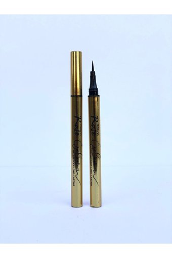 Roesıa Rose Cosmetics Long-Lasting Suya Dayanıklı Mat Pastel Siyah Kalıcı İnce Uçlu Keçe Likit Eyeliner