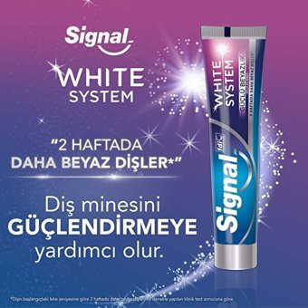 Signal White System Naneli Florürlü Diş Macunu 75 ml