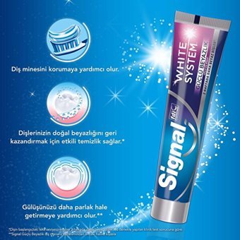 Signal White System Naneli Florürlü Diş Macunu 75 ml