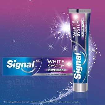 Signal White System Naneli Florürlü Diş Macunu 75 ml