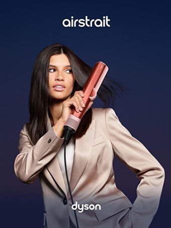 Dyson Airstrait Dereceli Hava Üflemeli İyonlu 60 mm Seramik Saç Düzleştirici 