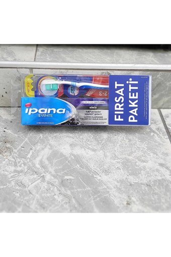 İpana 3 Boyutlu Kömürlü Florürlü Diş Macunu 75 ml