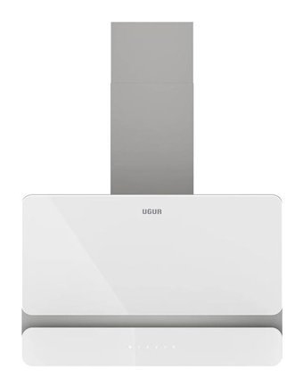 Uğur UAD 6022D 650 m³ 60 cm Cam Yüzey Duvar Tipi Davlumbaz Beyaz