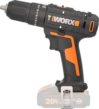 WORX WX370.9 20Volt Profesyonel Şarjlı Darbeli Matkap (Akü Dahil Değildir)