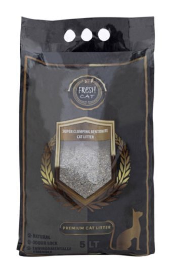 Fresh Cat Superpremium Topaklanan İnce Taneli Bentonit Kedi Kumu 5 lt