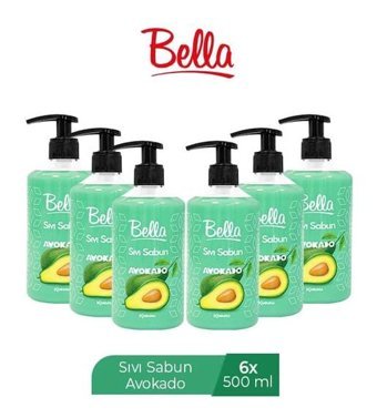 Bella Avakado 6'lı Sıvı Sabun 500 ml