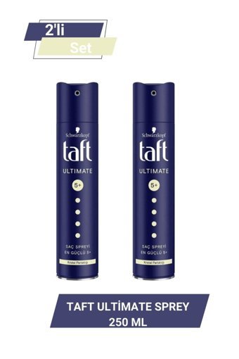 Schwarzkopf Ultimate No:5+ Parlaklık Veren Ekstra Güçlü Saç Spreyi 2x250 ml