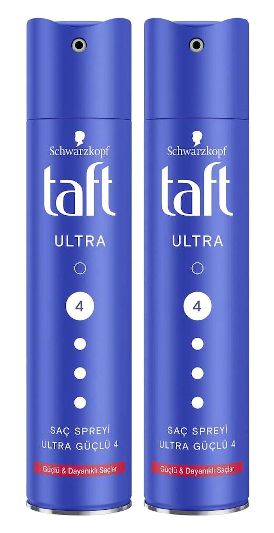 Schwarzkopf Ultra No:4 Orta Saç Spreyi 2x250 ml