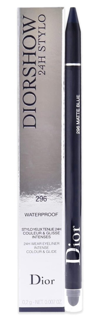 Dior Diorshow 24H Stylo Çift Taraflı Suya Dayanıklı Mat Koyu Mavi Kalıcı İnce-Kalın Uçlu Kalem Eyeliner