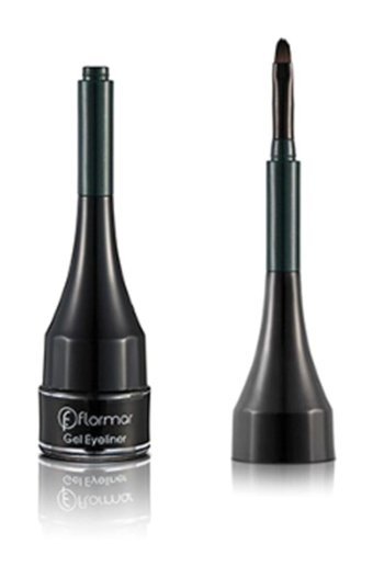 Flormar 8690604249077 Suya Dayanıklı Mat Koyu Yeşil Kalıcı Kalın Uçlu Fırça Likit Eyeliner