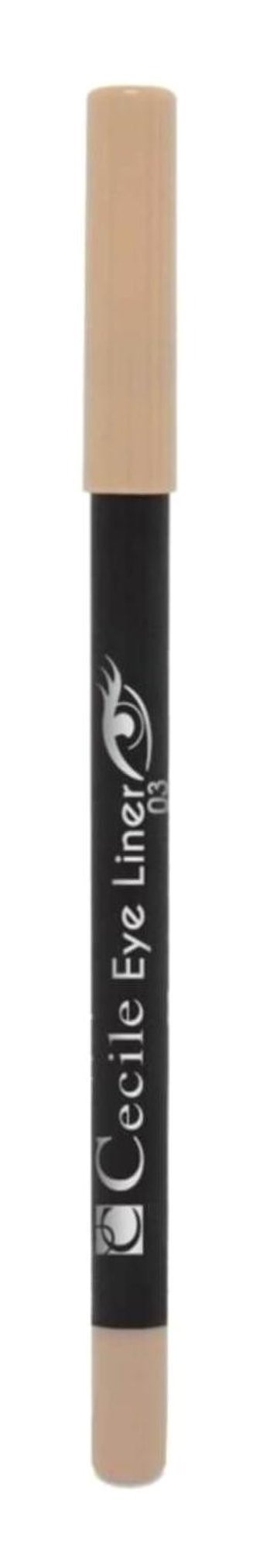 Cecile 3 Suya Dayanıklı Parlak Pastel Bej Kalıcı Kalın Uçlu Kalem Eyeliner