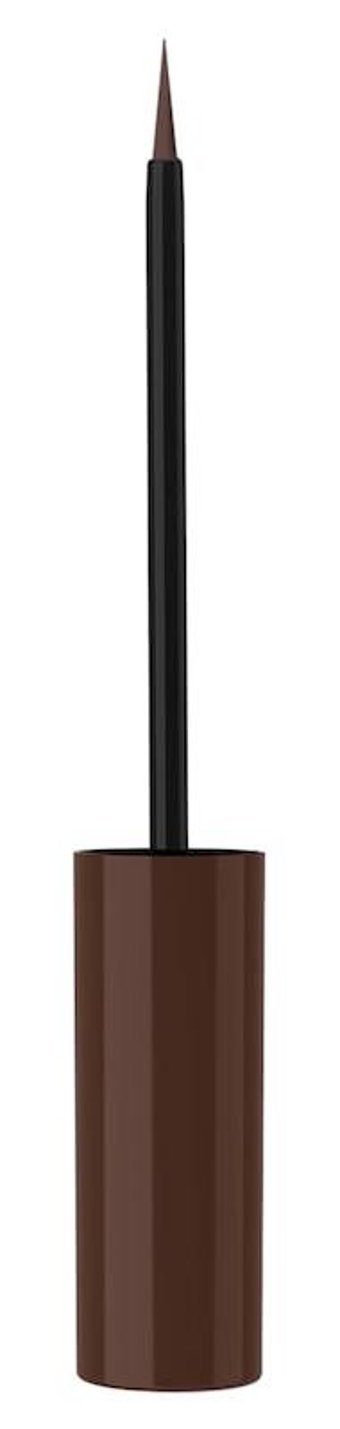 Golden Rose Colered Eyeliner 108 Suya Dayanıklı Mat Pastel Kahverengi Kalıcı İnce Uçlu Fırça Likit Eyeliner